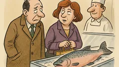 Dowcip: Dlaczego ten łosoś jest taki drogi?