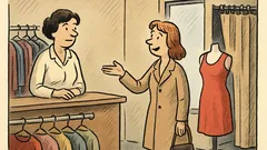 Dowcip: Kobieta w sklepie pyta sprzedawcę