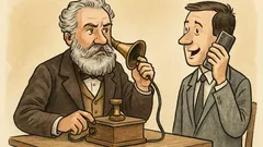 Dowcip: Bell odebrał pierwszy dziwny telefon