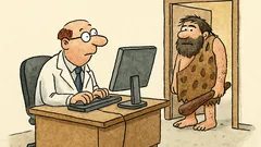 Dowcip: AI pędzi, naturalna inteligencja cofa się